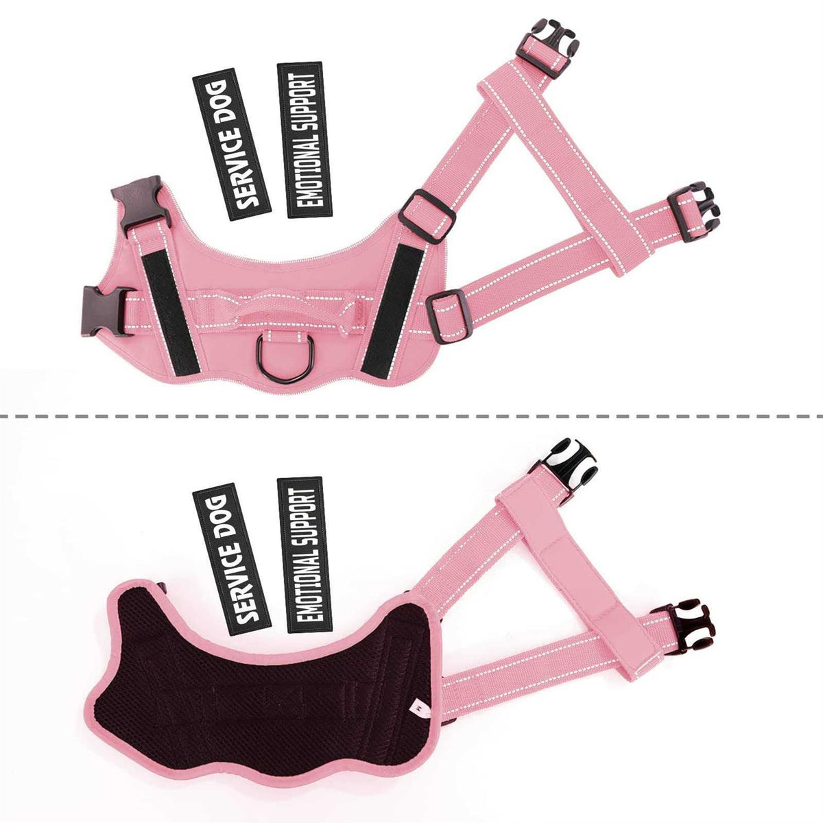 Reflective Breathable Adjustable No-Pull Dog Harness D2259