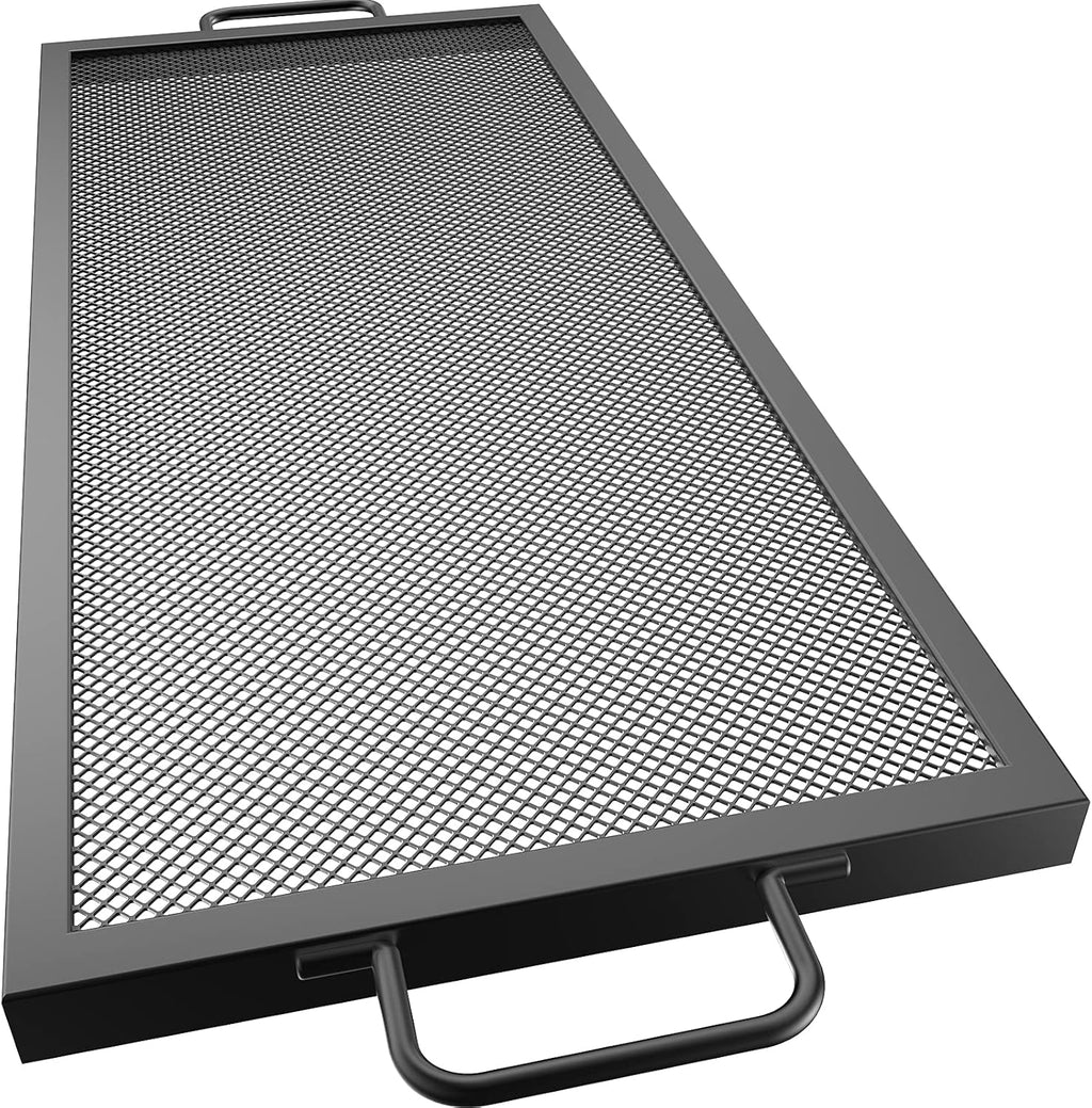 32 x 15 inch Black Steel Fire Pit Grill Grate X61963