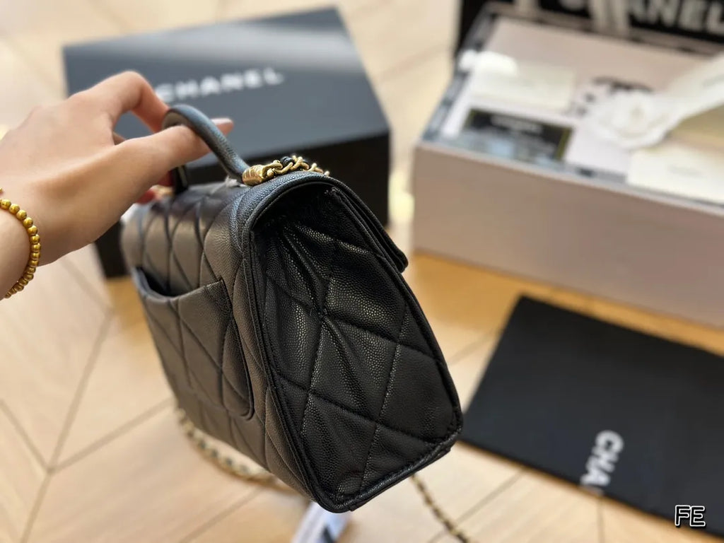 Mini Flap Bag with Top Handle I3614