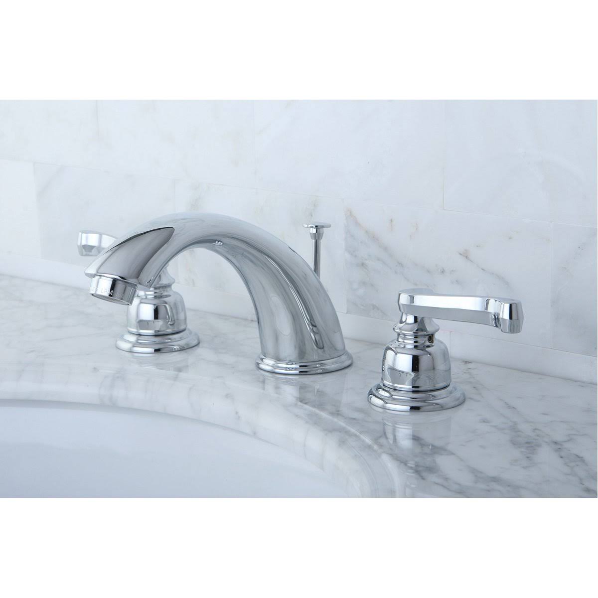 Chrome Widespread Bathroom Faucet with Pop-Up K349848