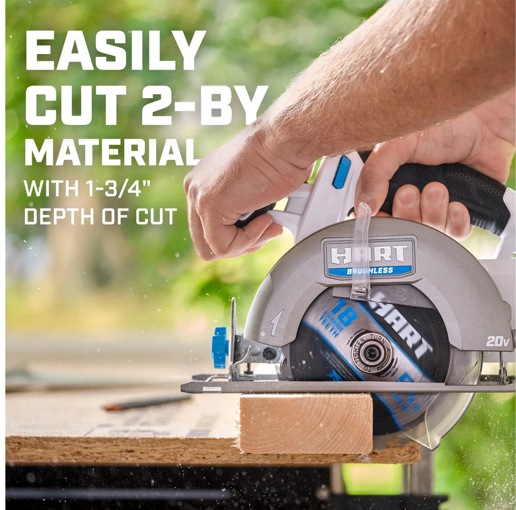 20-Volt Brushless 5-1/2-inch Compact Circular Saw with 4Ah Battery and Charger Z409