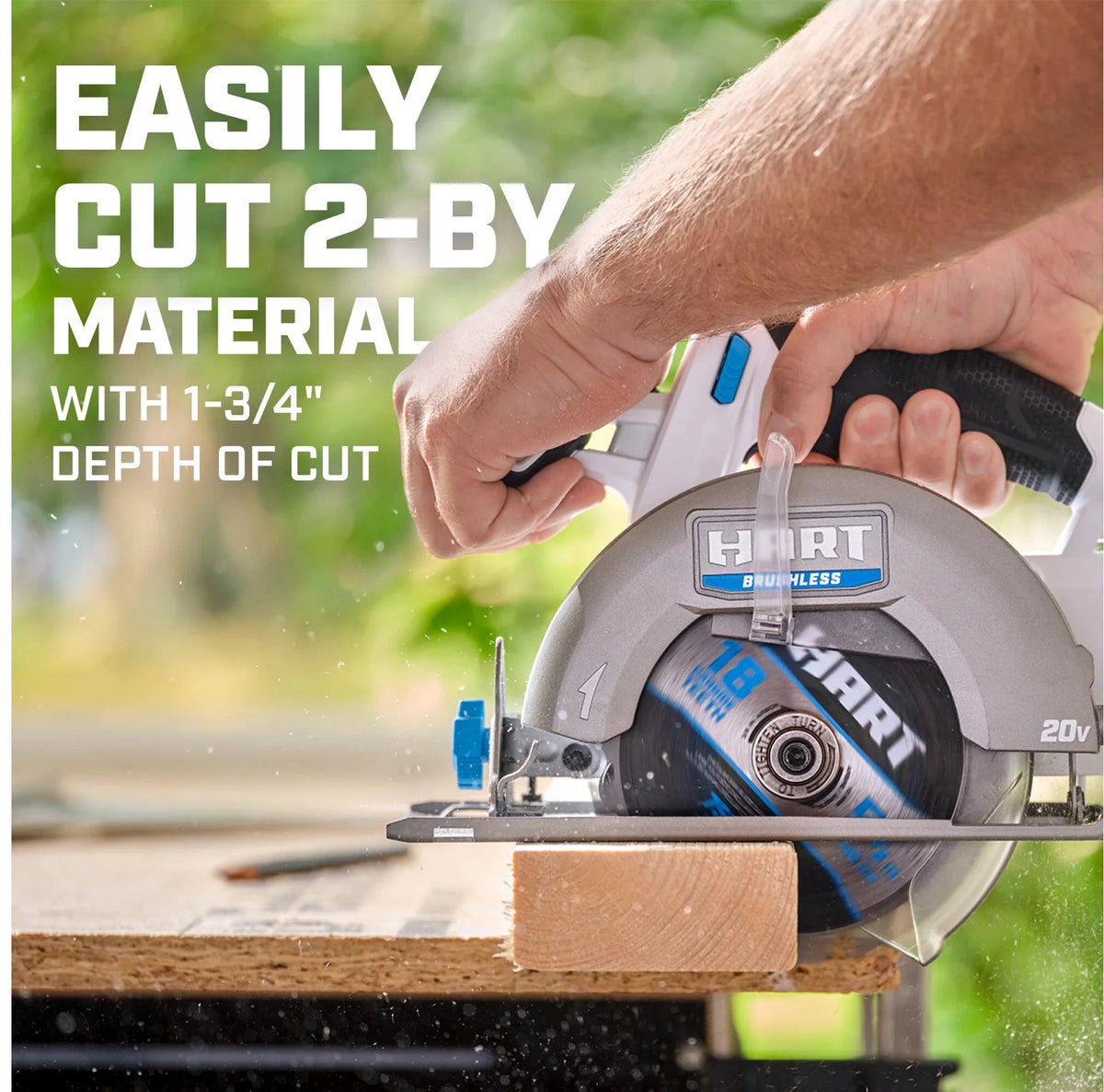 20-Volt Brushless 5-1/2-inch Compact Circular Saw with 4Ah Battery and Charger Z409
