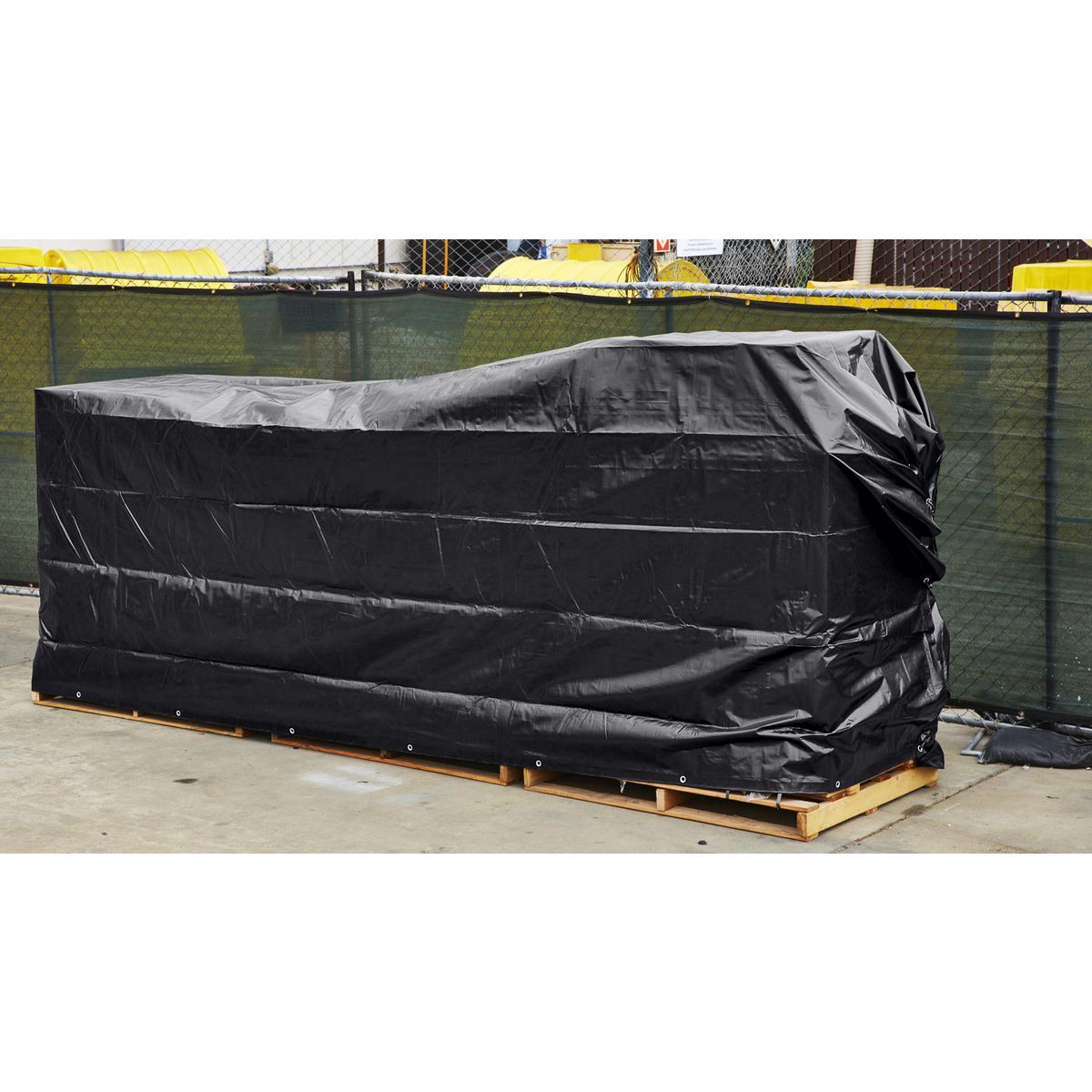 18 ft. x 24 ft. Silver and Black Weather-Resistant Tarp S180