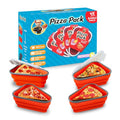 Reusable Pizza Storage Container with 5 Microwavable Serving Trays N807798