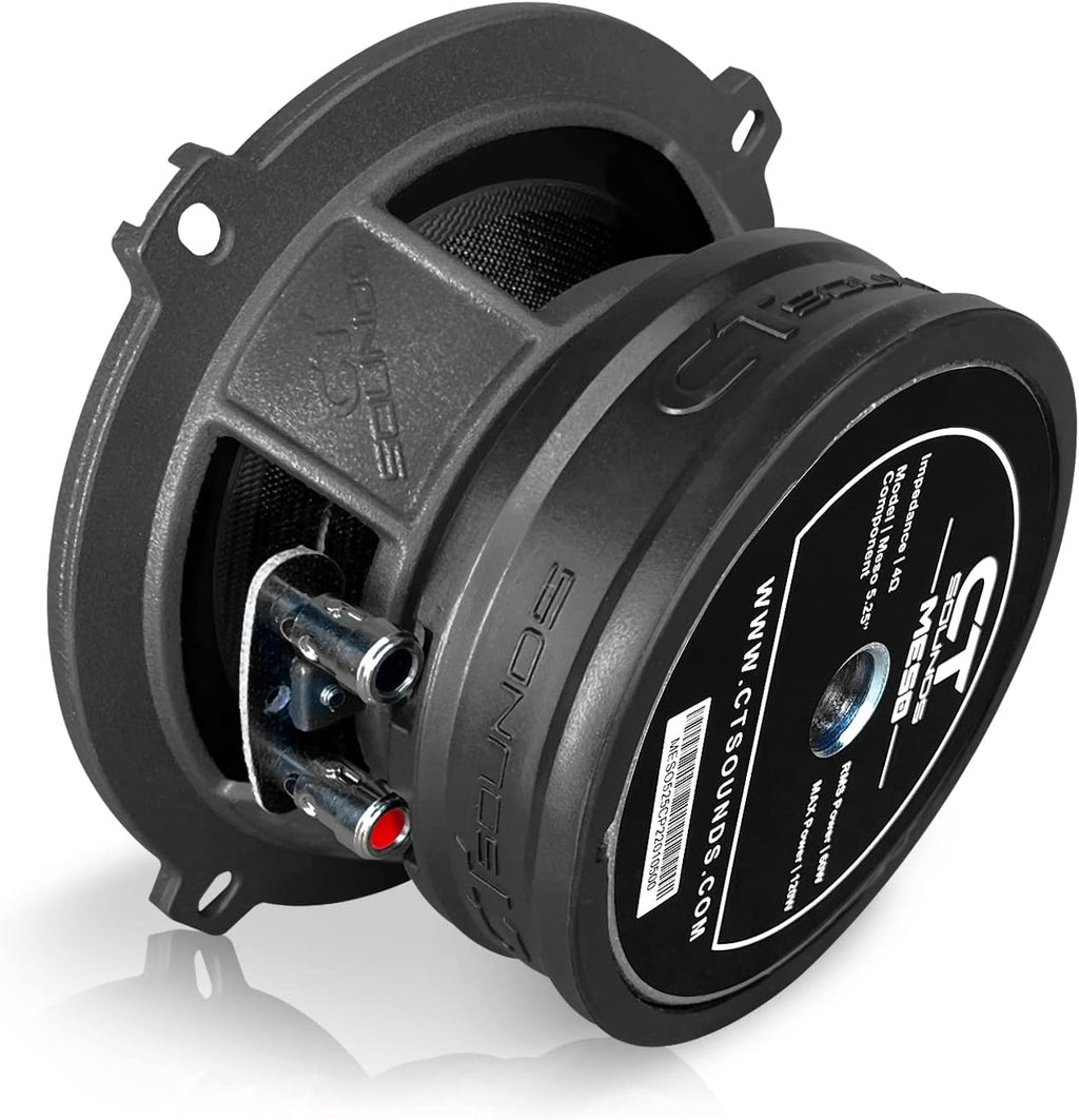 Meso 5.25” 240 Watt 2-Way Component Speaker Set Q25168