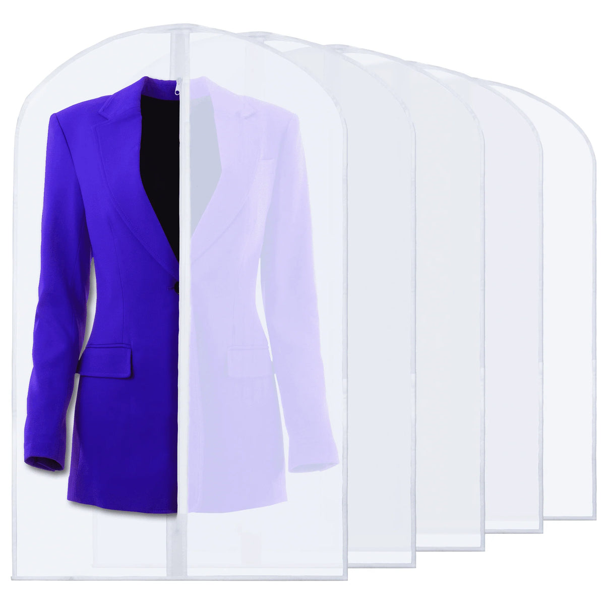 Black 5 Pack Hanging Garment Bag B917