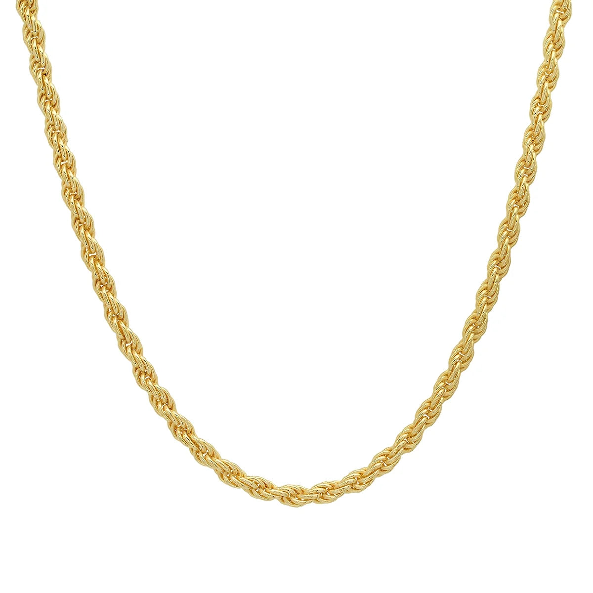 Gold Italian Rope Chain 22" - 30" B6355