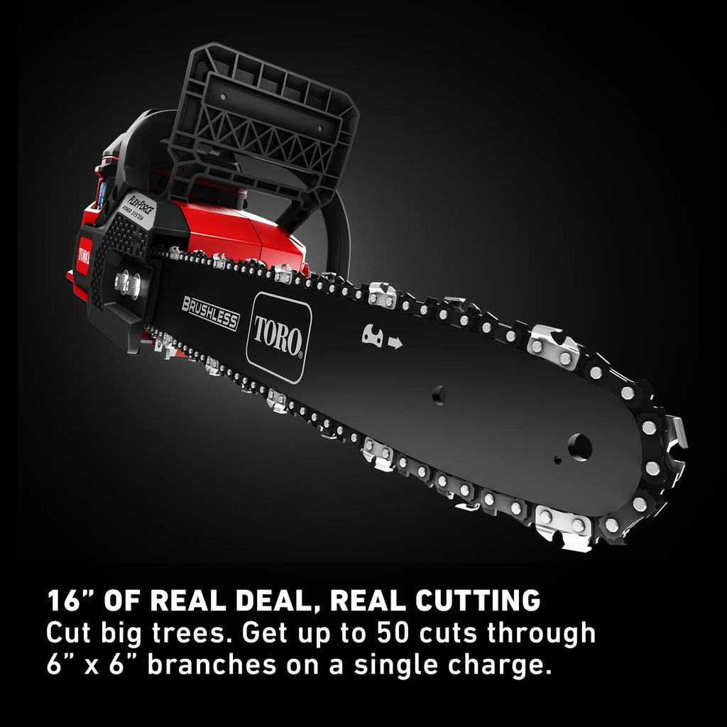 60V 16 Electric Brushless Chainsaw with Battery & Charger B84444