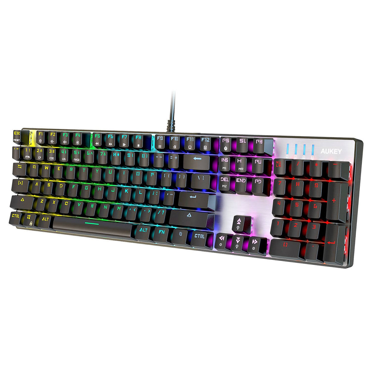 104-Key RGB Backlit Aluminium Mechanical Keyboard S769