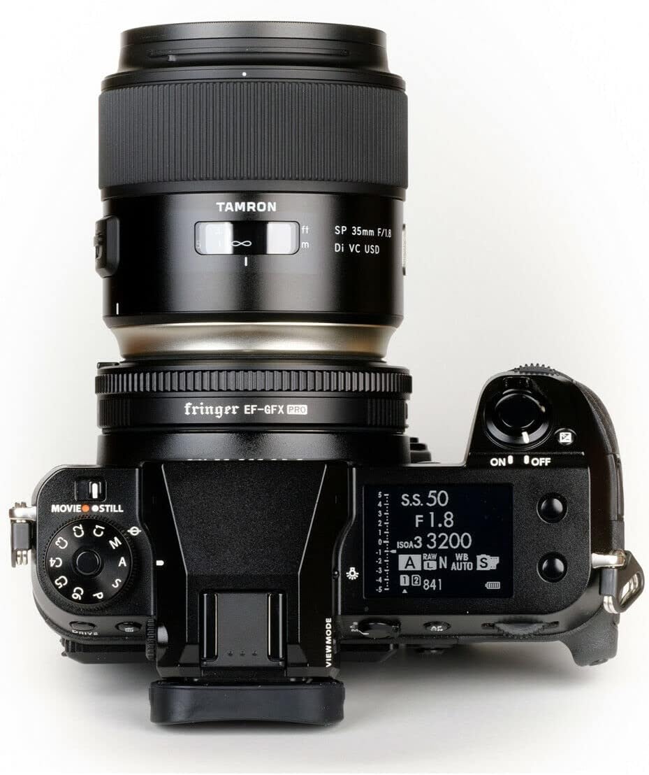 Auto Focus Lens Adapter for CAN0N EF EF-S Lens to Fuji GFX Camera G710