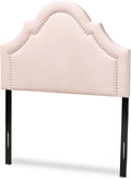 Light Velvet Upholstered Headboard Y669080