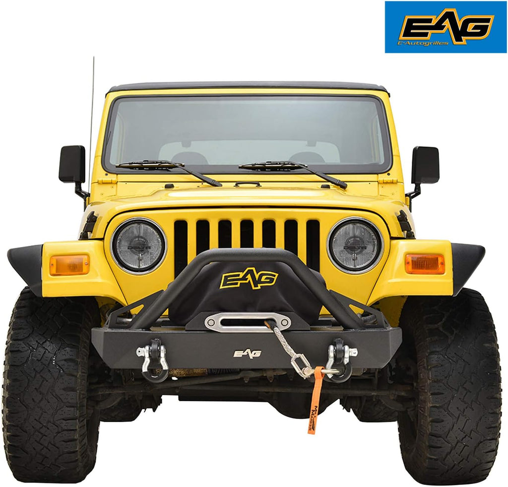 Front Winch Bumper and Rear Bumper with Assembled Tire Carrier D5909