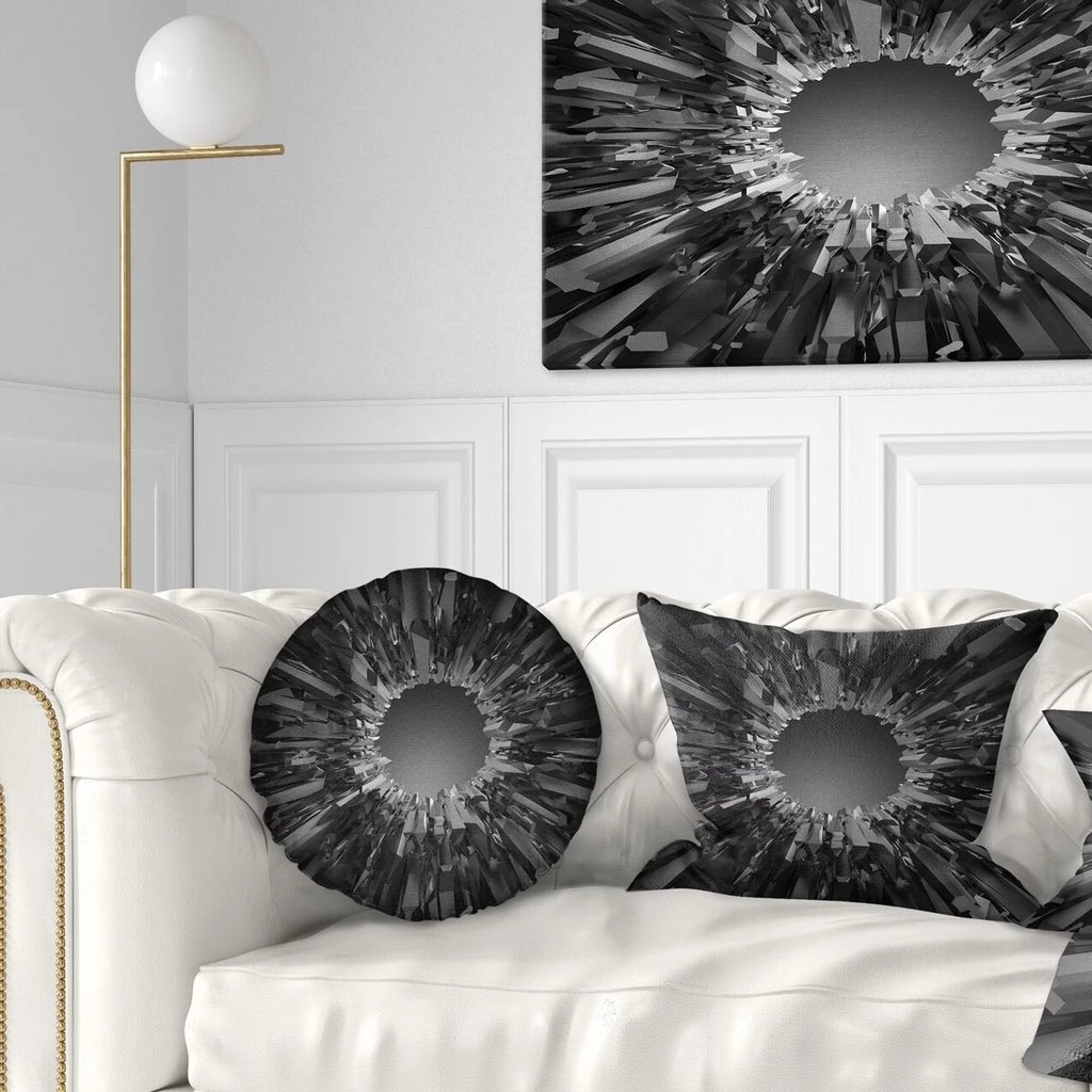 Abstract Throw Pillow 18 in. x 18 in. Q33475
