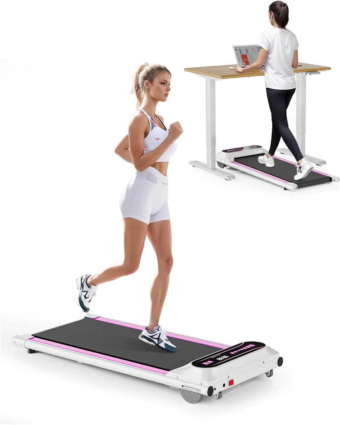 2.5HP Under Desk Treadmill with LED Display L952241
