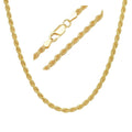 Gold Italian Rope Chain 22" - 30" B6355