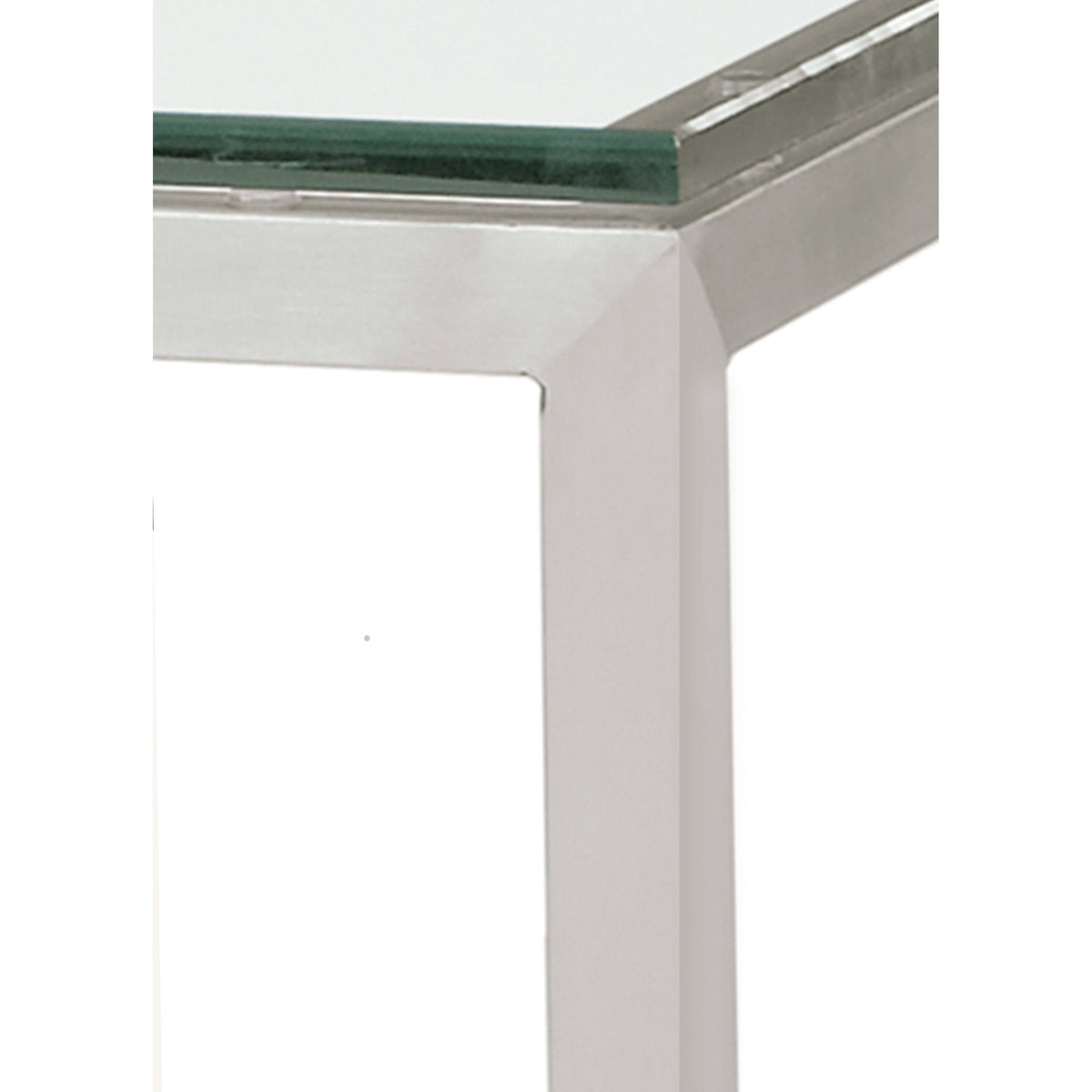 White Venatino Marble Top Parsons Console Table G76799
