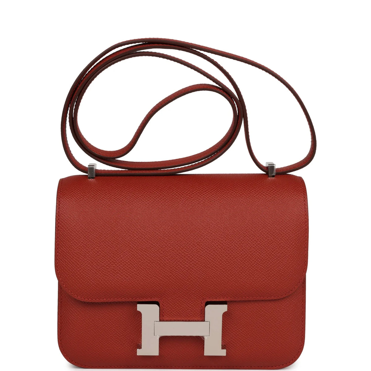 Rouge Venetian Epsom Leather Handbag B903
