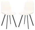 Beige Black Set of 2 Dining Chair M74919