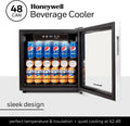 48 Can Mini Fridge with Glass Door A7543