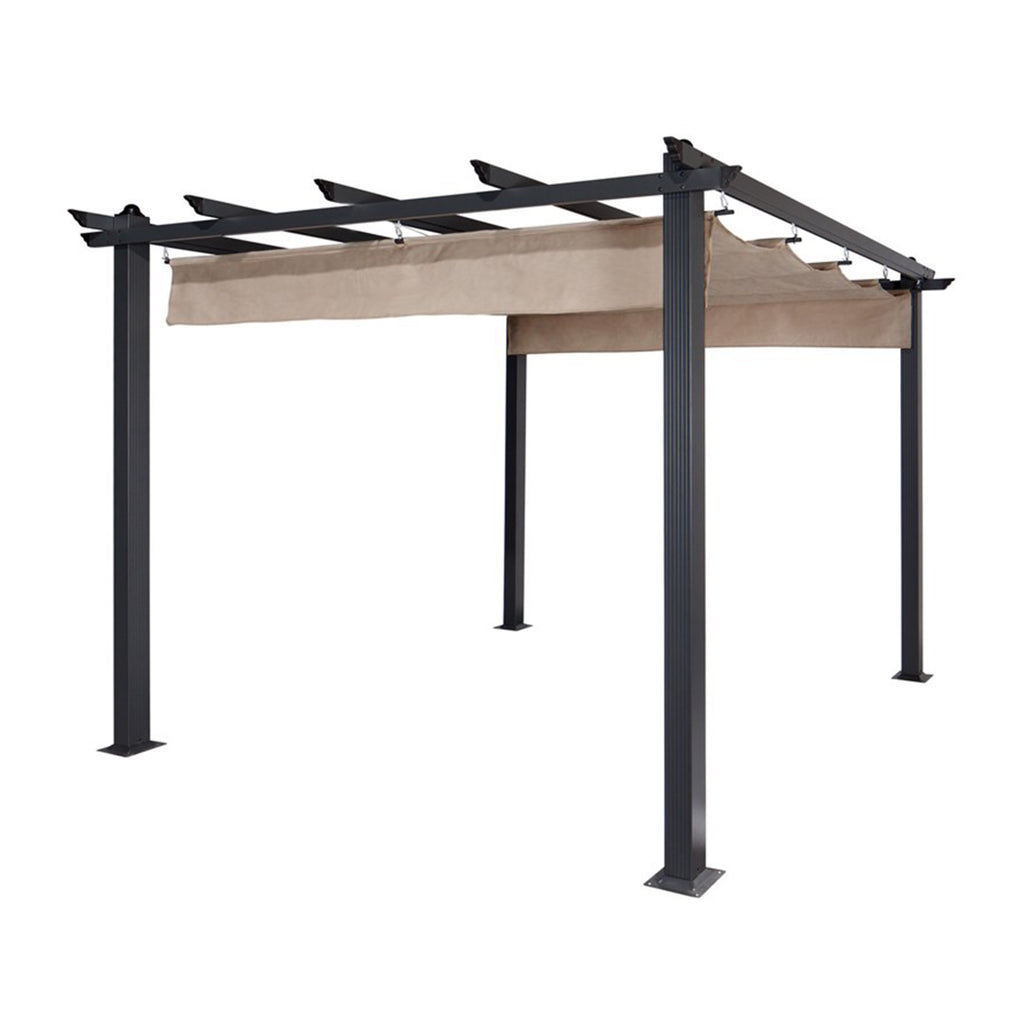Sand 9 x 9 Feet Pergola Canopy Fabric Replacement R9416