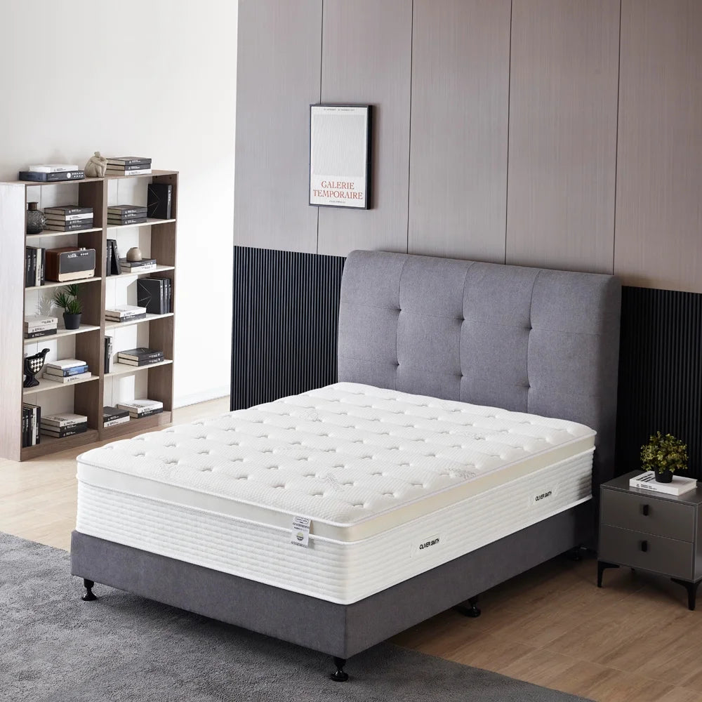 16 Inch Cool Memory Foam Pocket Spring Hybrid Mattress Q5021