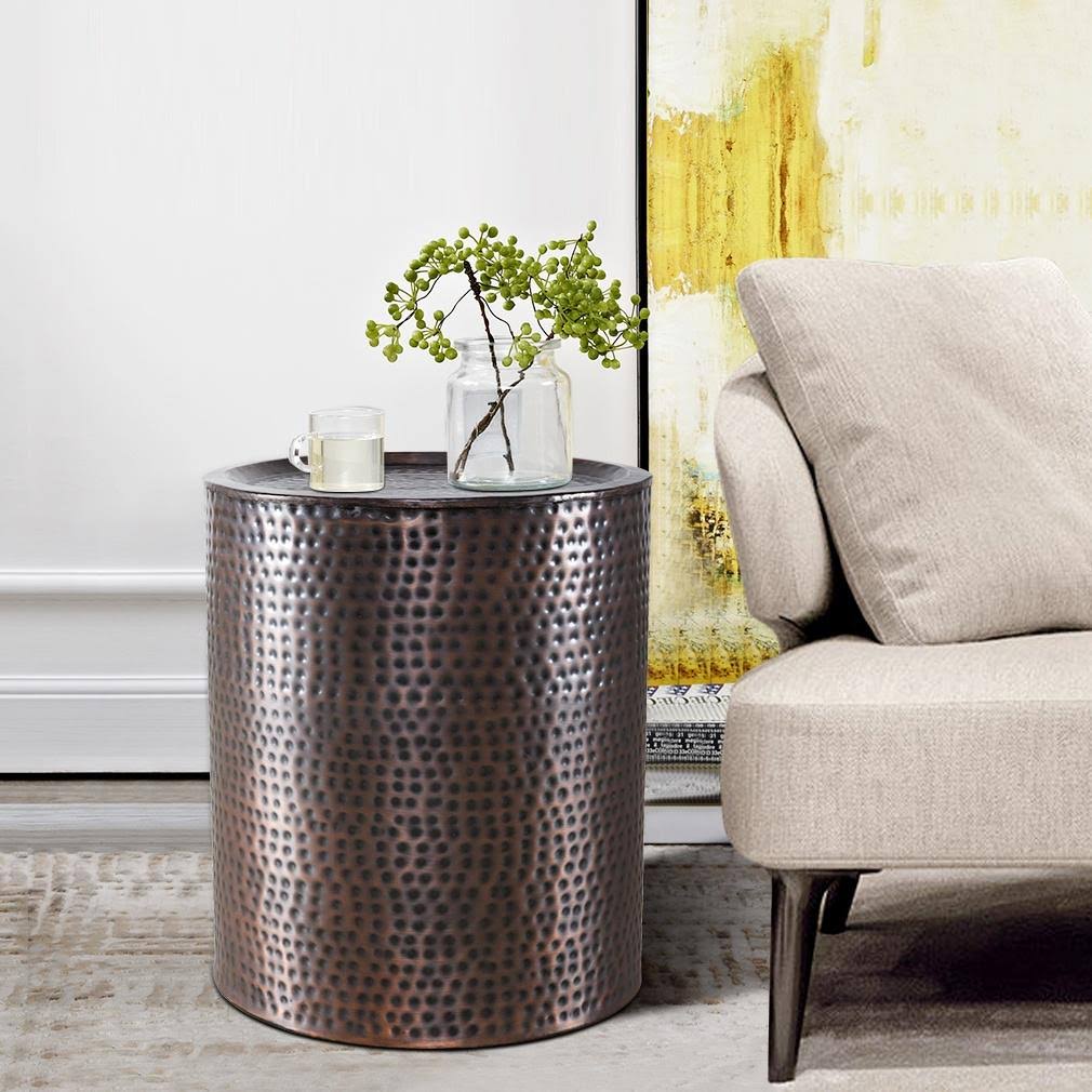 Antique Bronze Side Table N673