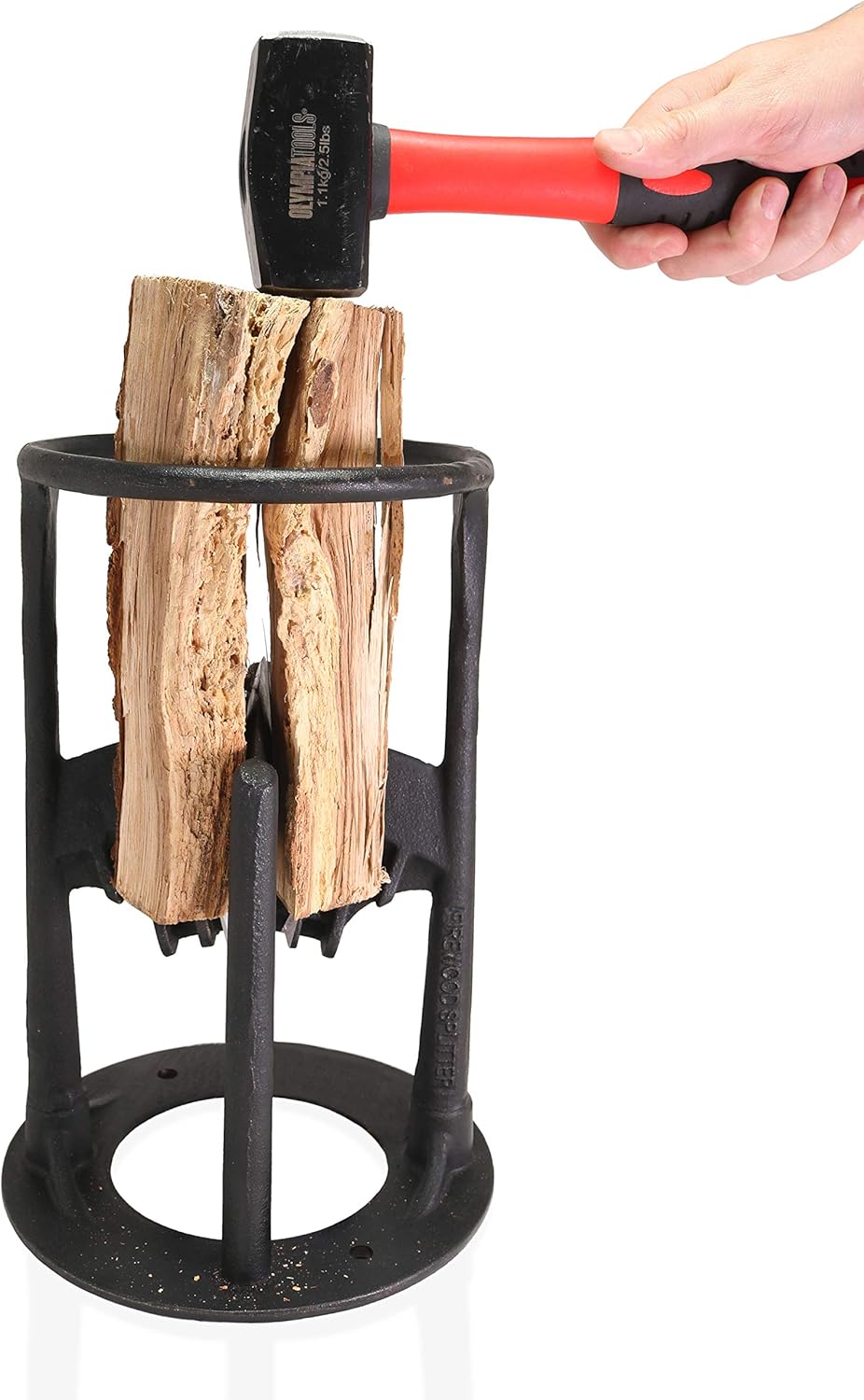 Heavy Duty Cast Iron Firewood Splitter with Removable Secondary Blade Attachment V53558