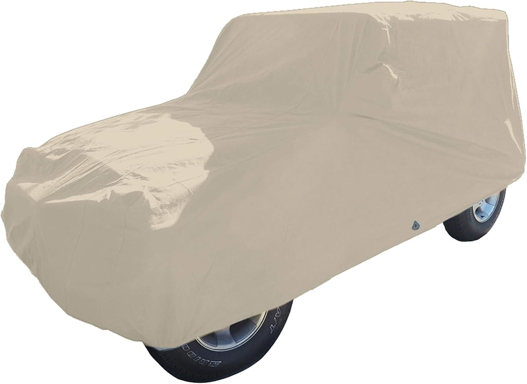 Grey Poly 200 Car Cover for Jeep Wrangler 4 Door SUV L1172