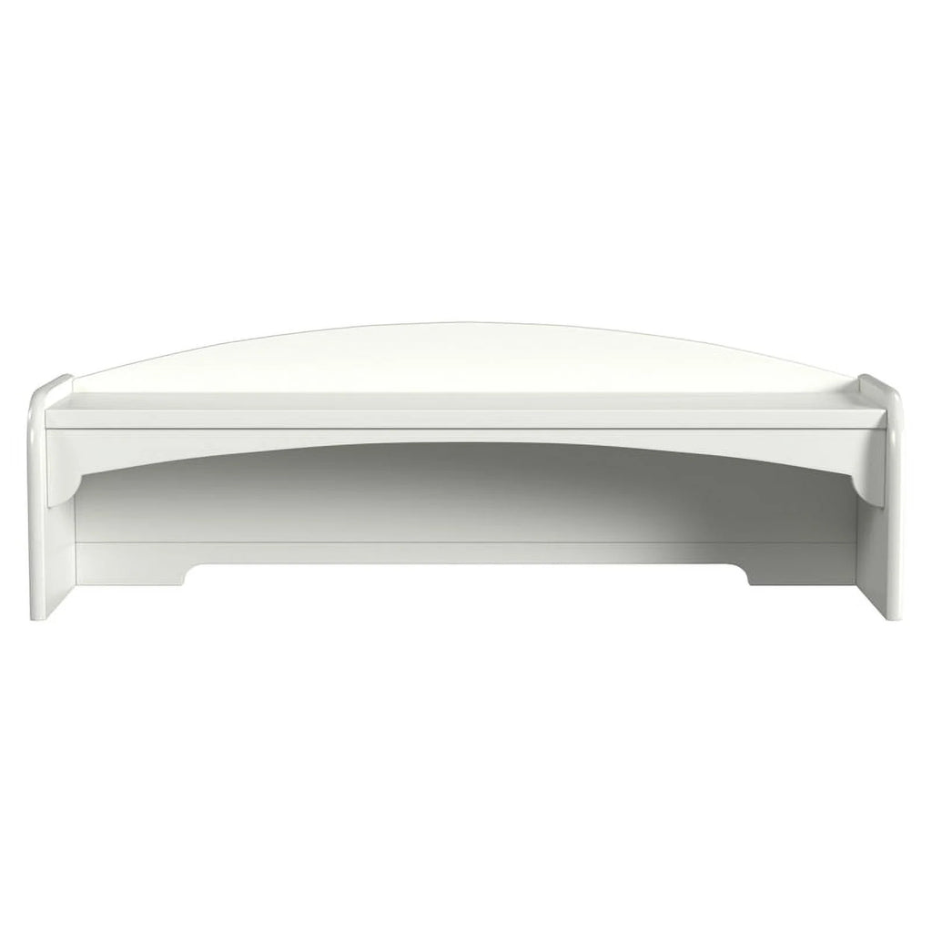 Bright White Engineered Hardwood Desk Hutch Z691