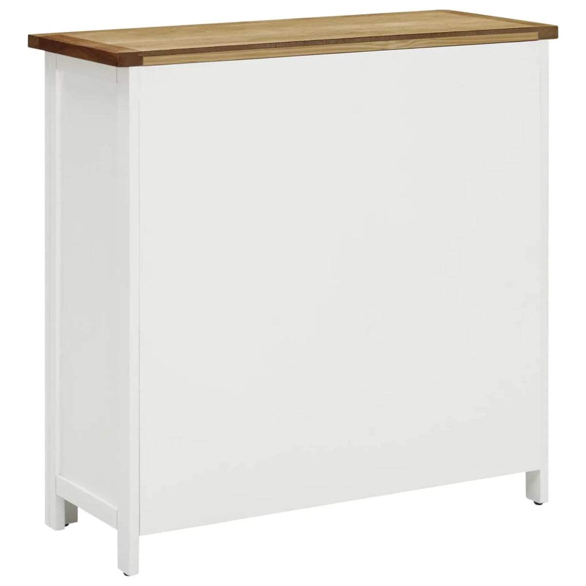 11 Bottles Oak Wood Wine Cabinet with Door O23970