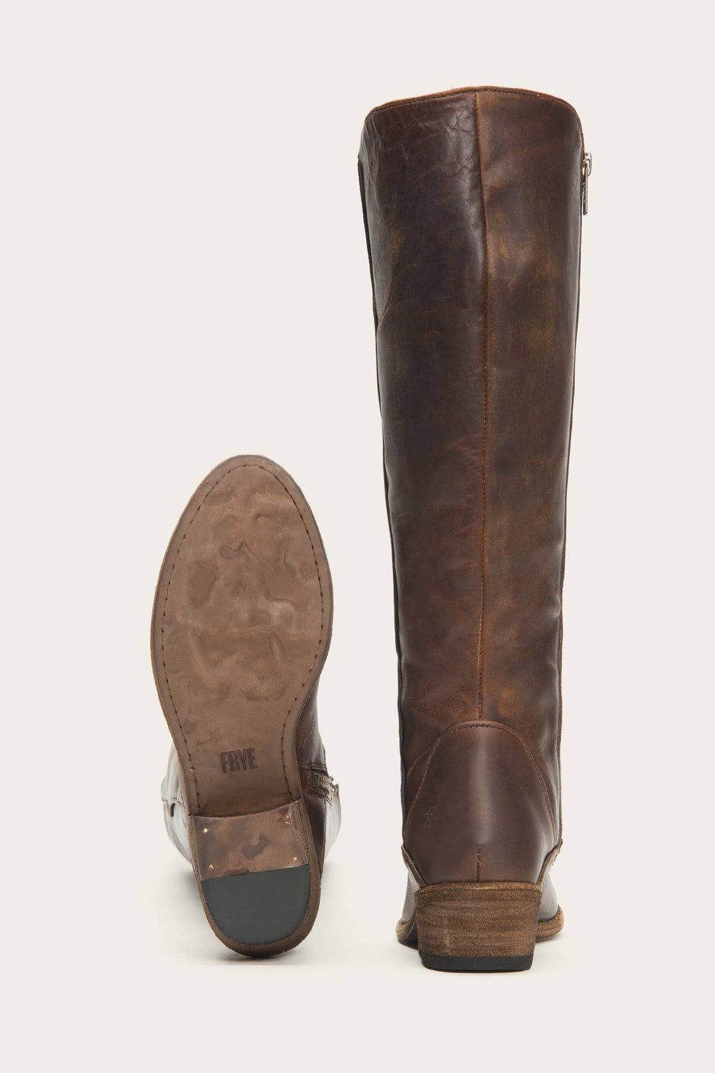 Dark Brown Tall Wide Calf Boots R417
