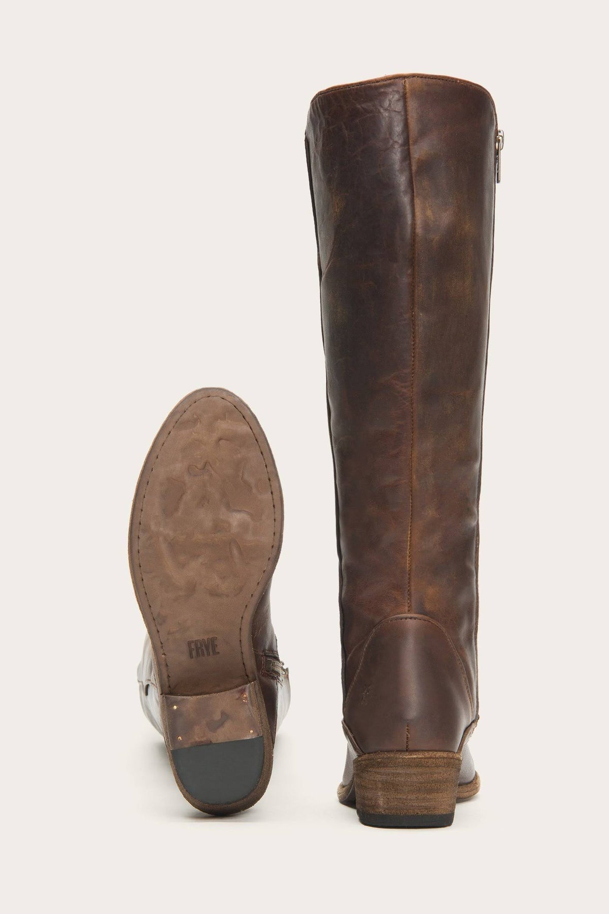 Dark Brown Tall Wide Calf Boots R417