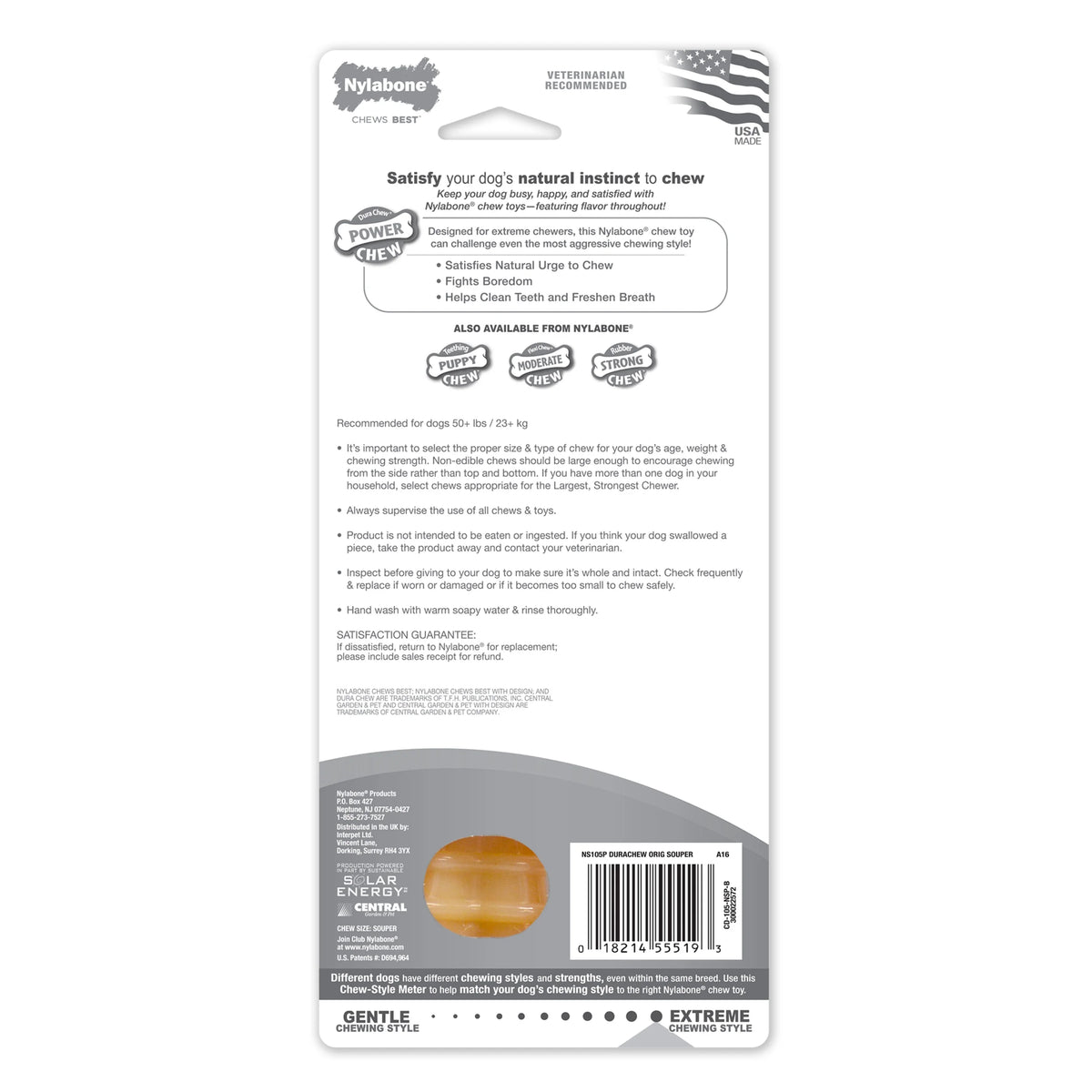 Power Chew Flavored Durable Chew Toy for Dogs X-Large (1 Count) S626
