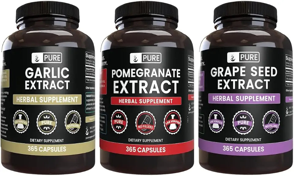 Pomegranate, Grape Seed Extract, & Garlic Extract Capsules D27039