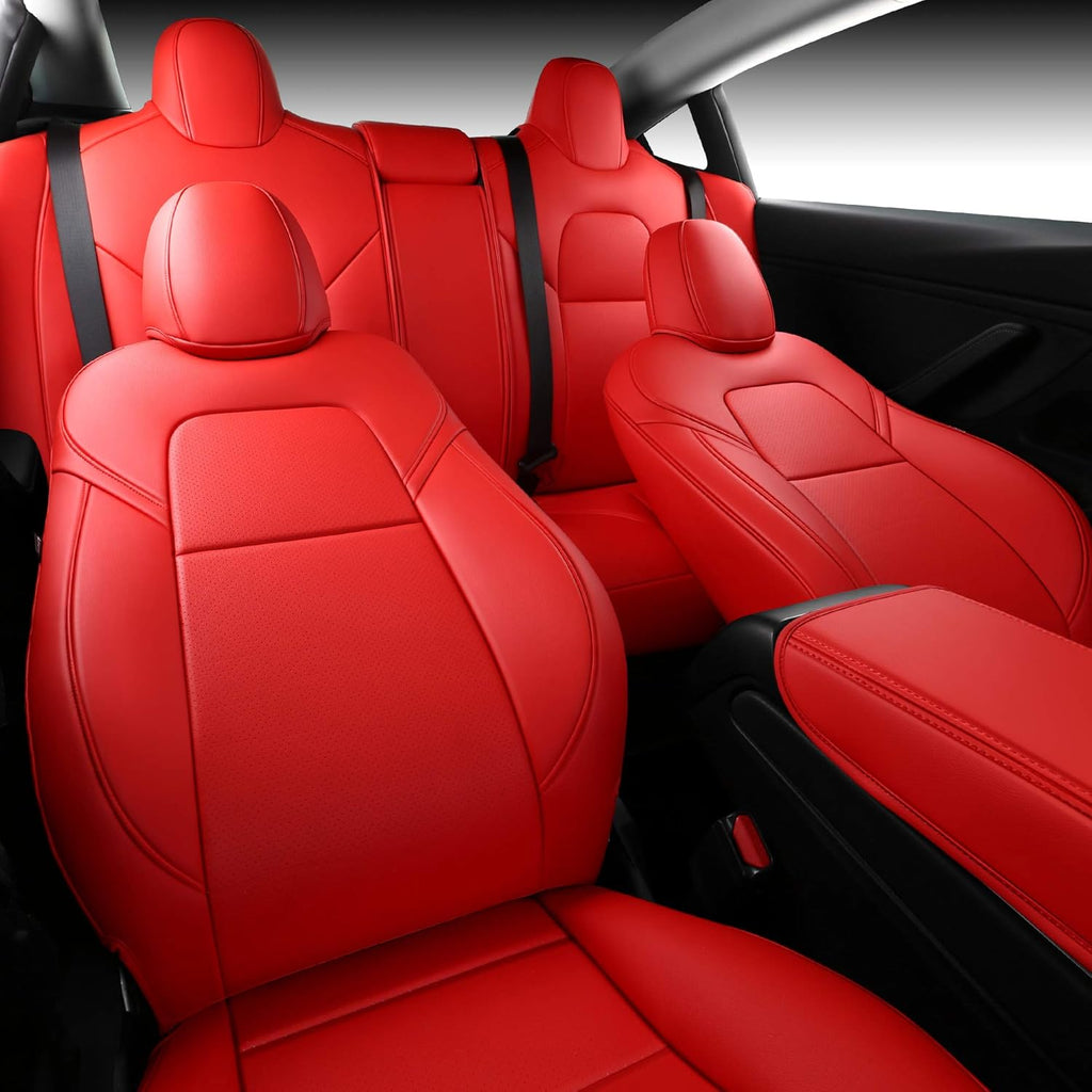 Synthetic Leather Car Seat Cushion Protector (Grey Y) O3512