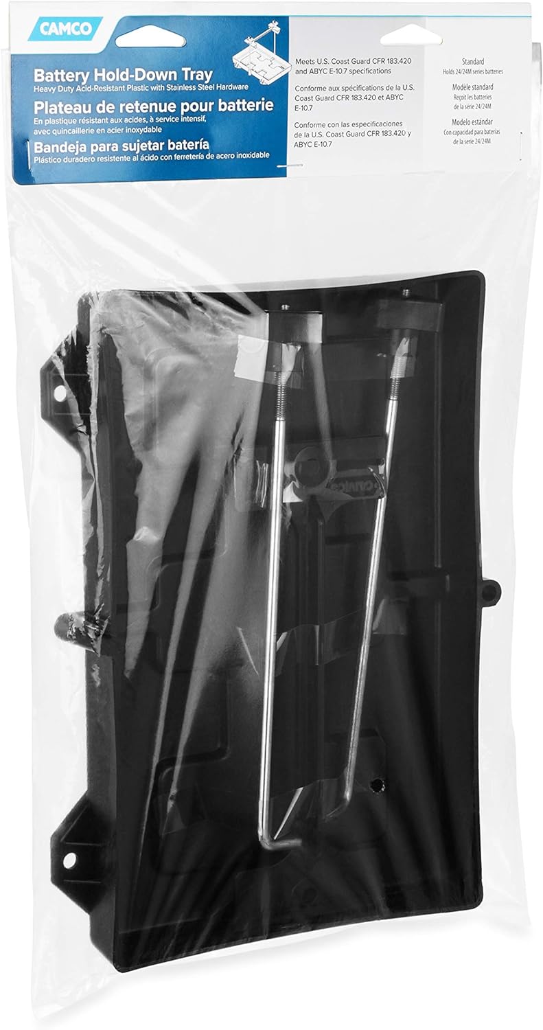 Black Battery Hold-Down Tray D842179