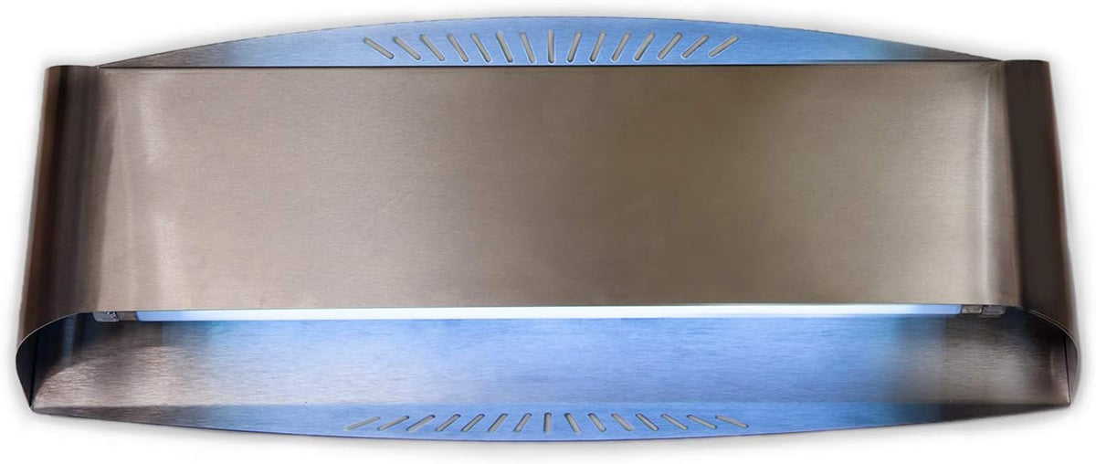 Decorative Insect Light Trap Wall Sconce UV Fly Light Trap Lamp, Stainless Steel, 24” x 9” x 4” E967167