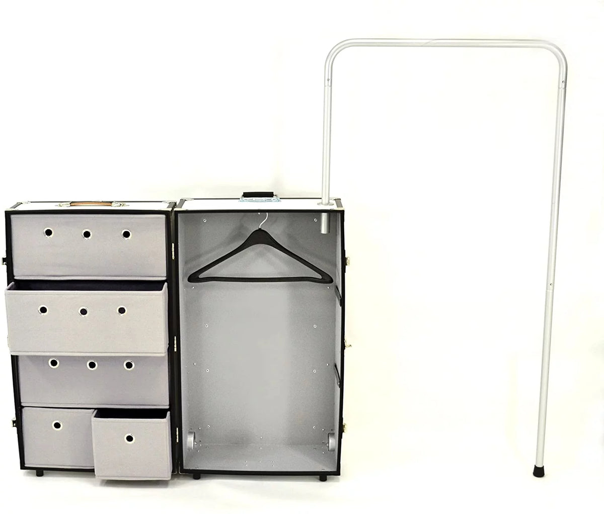 Forest Green Travel Trunk with Mounted Wheels X2961