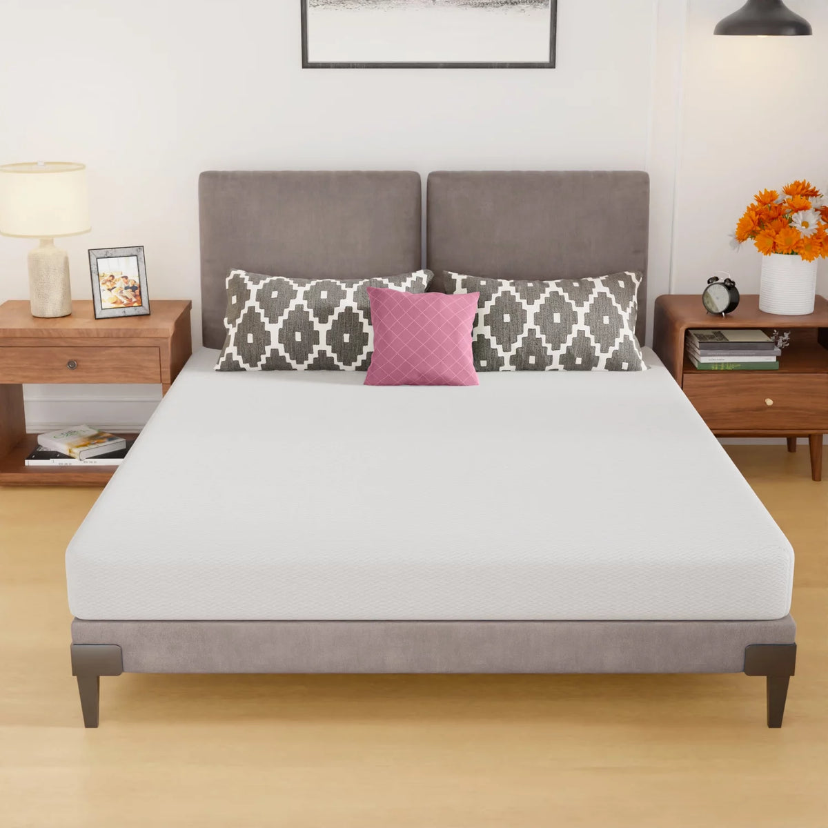 Queen Size 6 Inch Medium-Firm Foam Mattress B1421