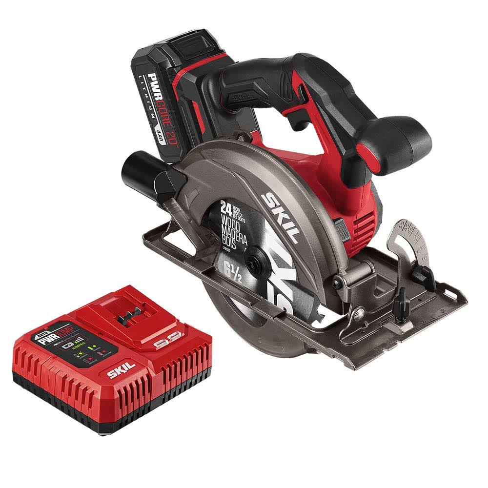 20V 6-1/2 inch Brushless Circular Saw with 4.0Ah Lithium Battery and Charger M8321