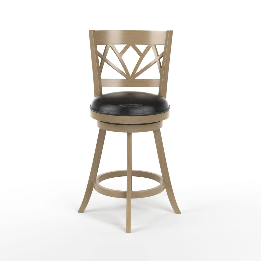 Brown Cherry Swivel Barstool C107