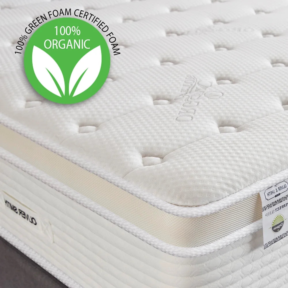 16 Inch Cool Memory Foam Pocket Spring Hybrid Mattress Q5021
