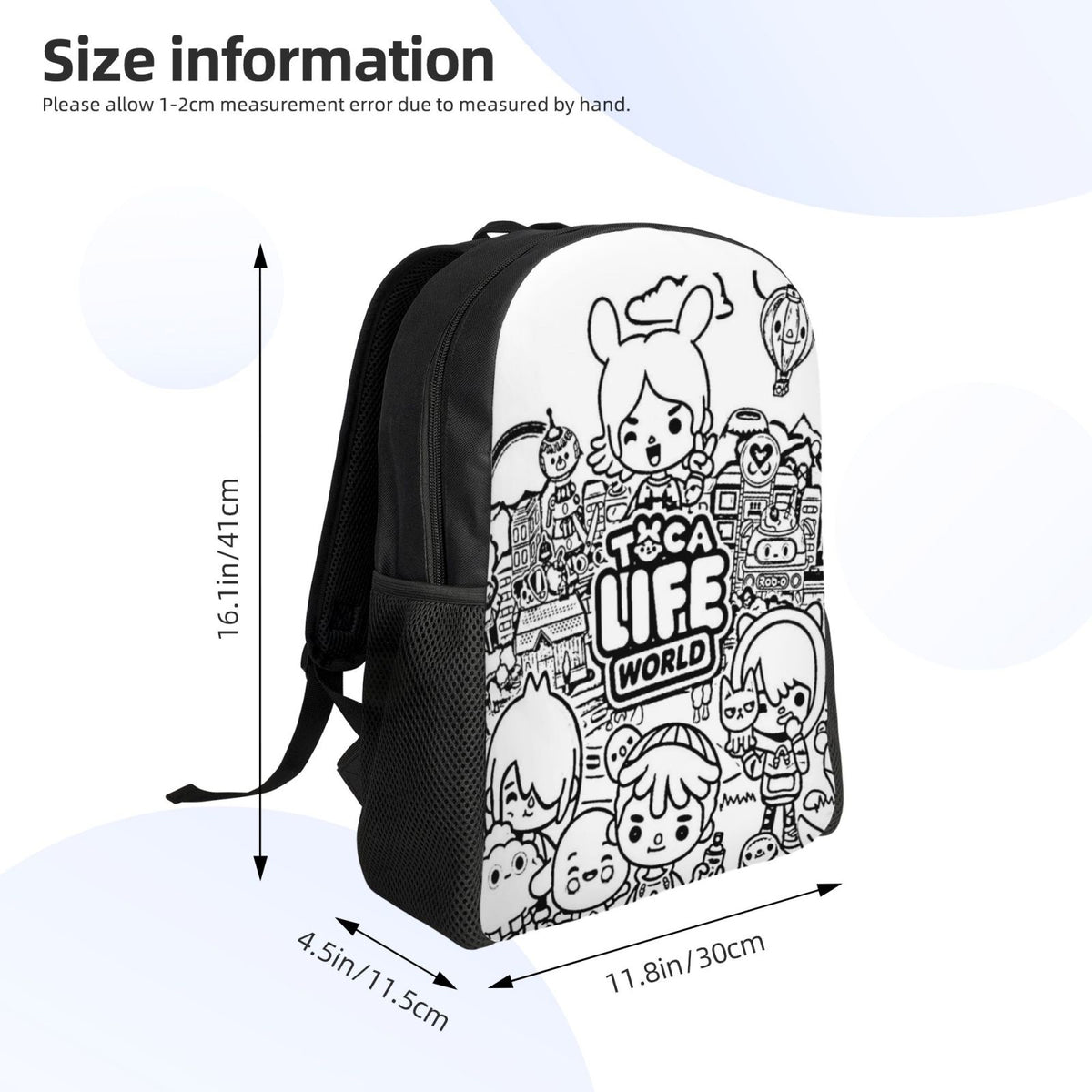Lightweight Unisex Daypack Backpack S501