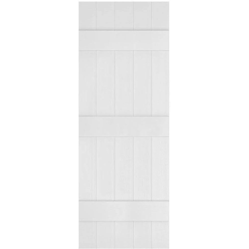 17 1 Vinyl Board-n-Batten Shutters Per Pair K2067