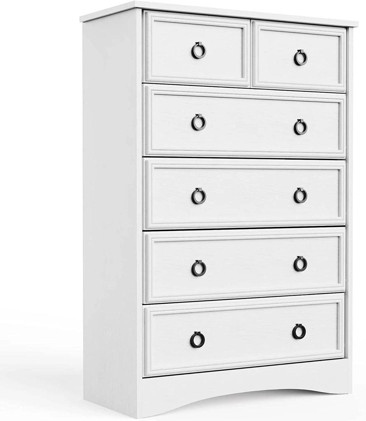 Gray 6 Drawer Wood Dresser Y7344