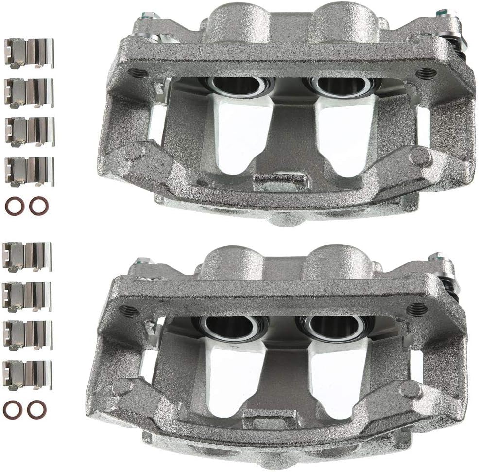 Brake Caliper Assembly with Bracket Rear Left Driver Side Pack of 2 M93715