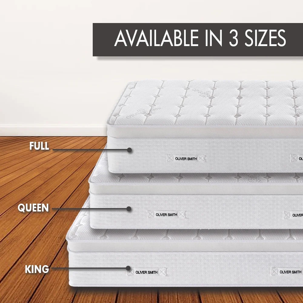 16 Inch Cool Memory Foam Pocket Spring Hybrid Mattress Q5021