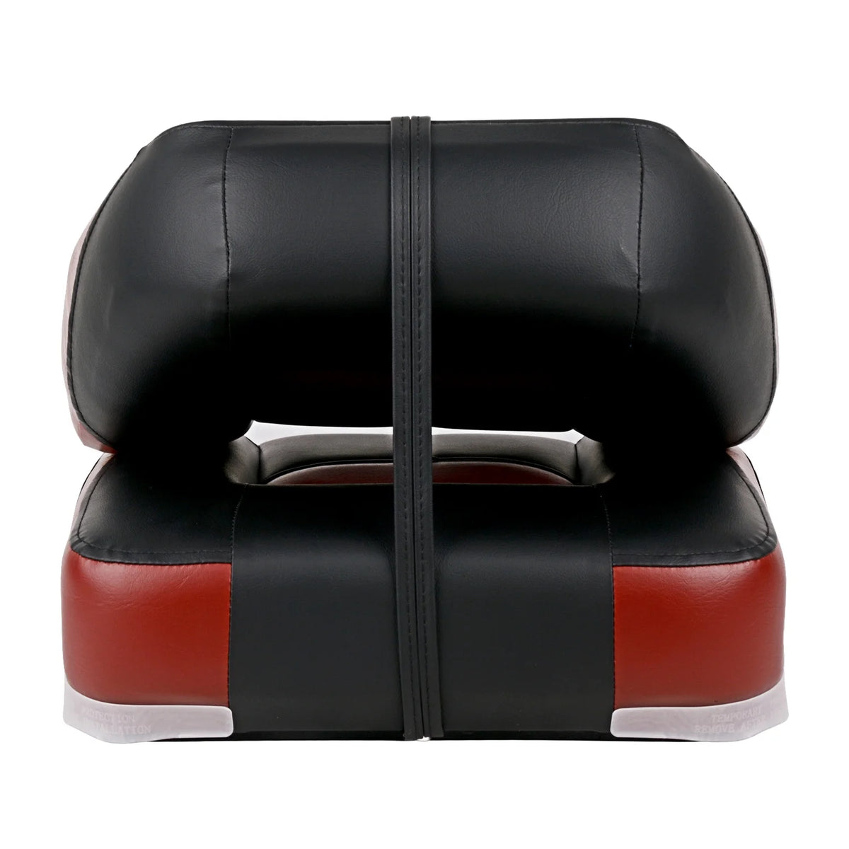 Black/Red Folding Fishing Boat Seat, Set of 2 T582