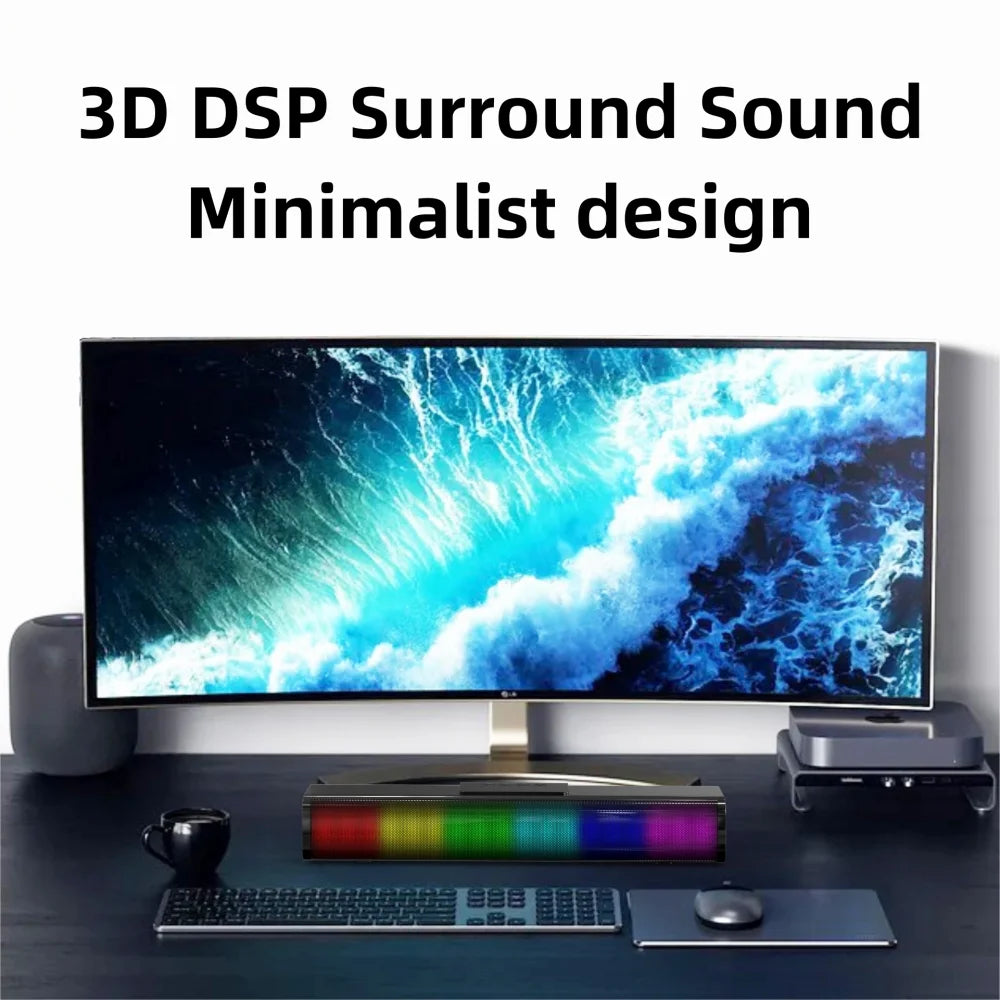 Wireless Bluetooth Sound Bar with RGB Lights F111