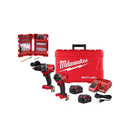 18-Volt Brushless Cordless Hammer Drill & Impact Driver Combo Kit with 50-Piece Bit Set Z1879